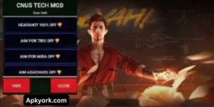 CNUS Tech FF V25 Download Mod Menu Latest Version 2